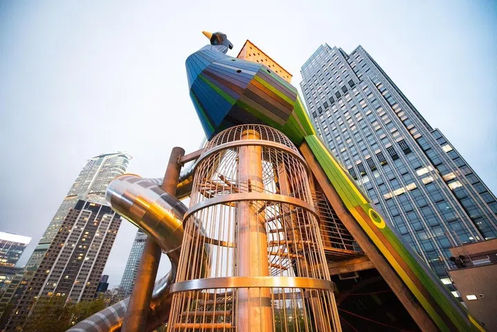 K11 Musea Peacock playground Hong Kong