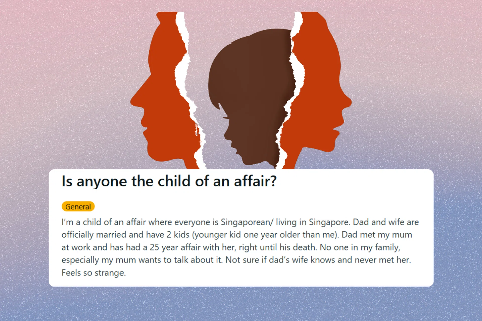 children born from affairs singapore, cheating, infidelity