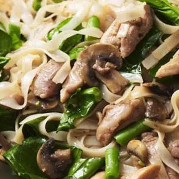 Chicken & Spinach Noodles