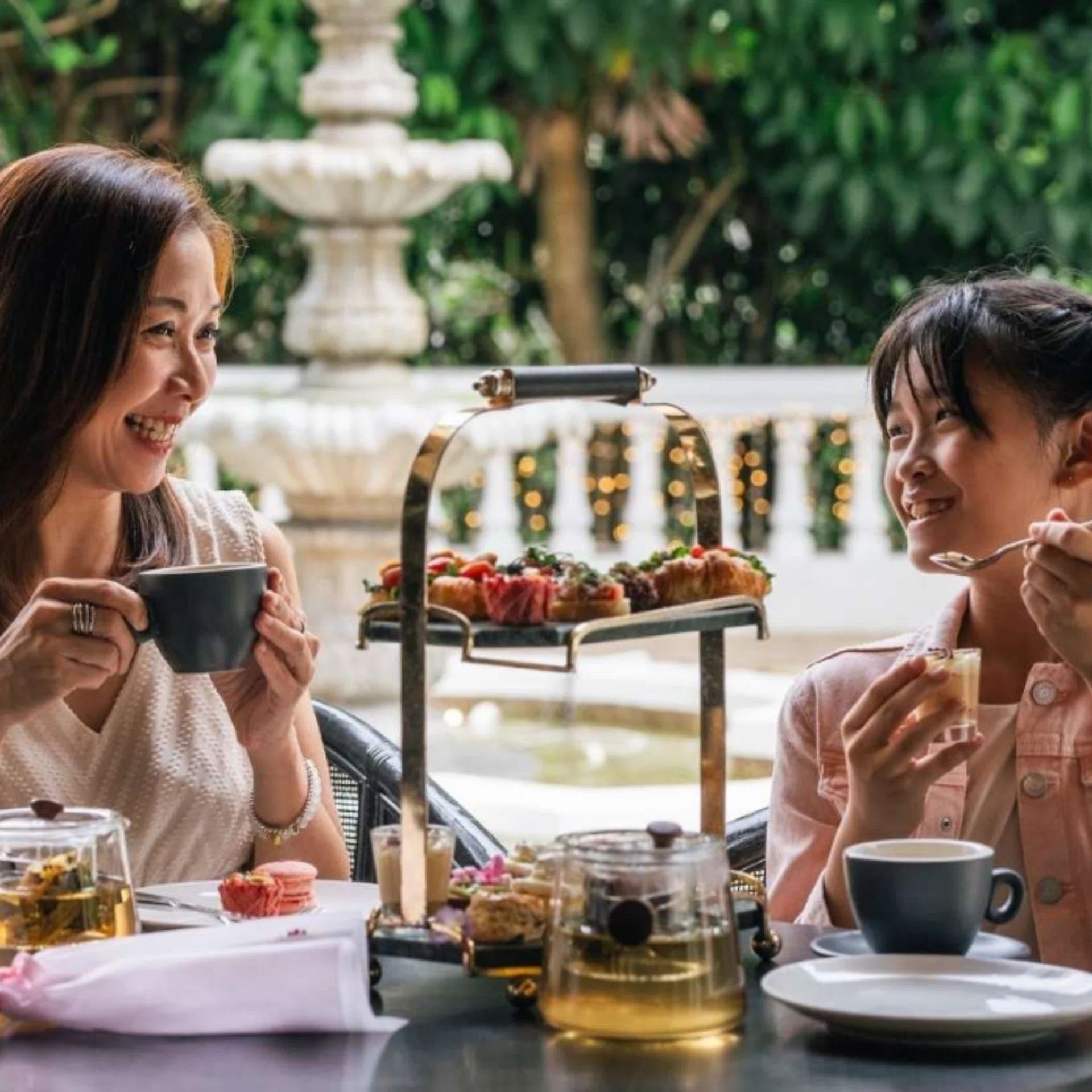 afternoon tea with diy flower bar for mother’s day
