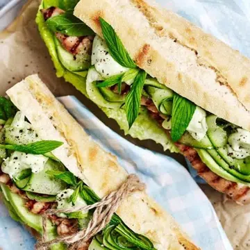 Teriyaki Chicken Salad Rolls