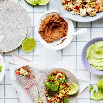 Scrambled Tofu Wraps