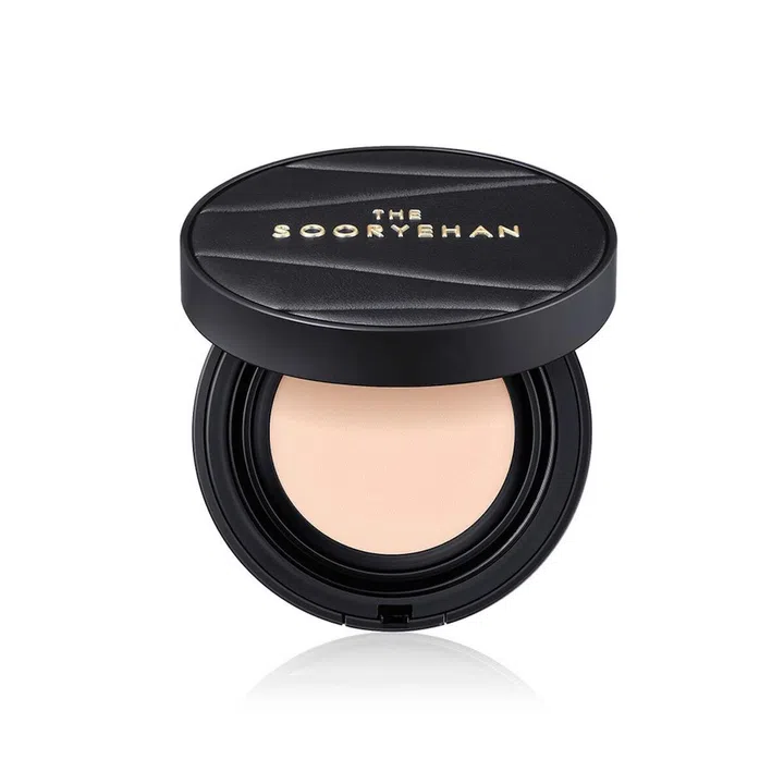 Best Cushion Foundation For Dewy Skin Sooryehan The Black Tension Fit Mesh Cushion SPF50+/PA+++