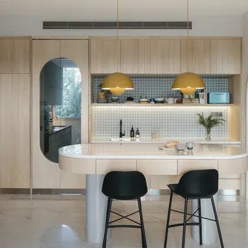 Light wood condo