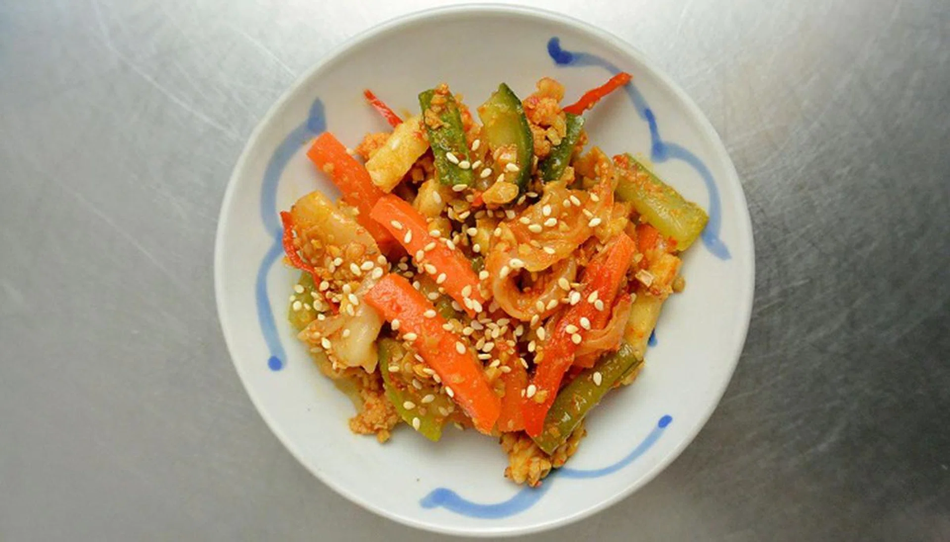 90758513 - malaysian food vegetable spicy achar acha pickles