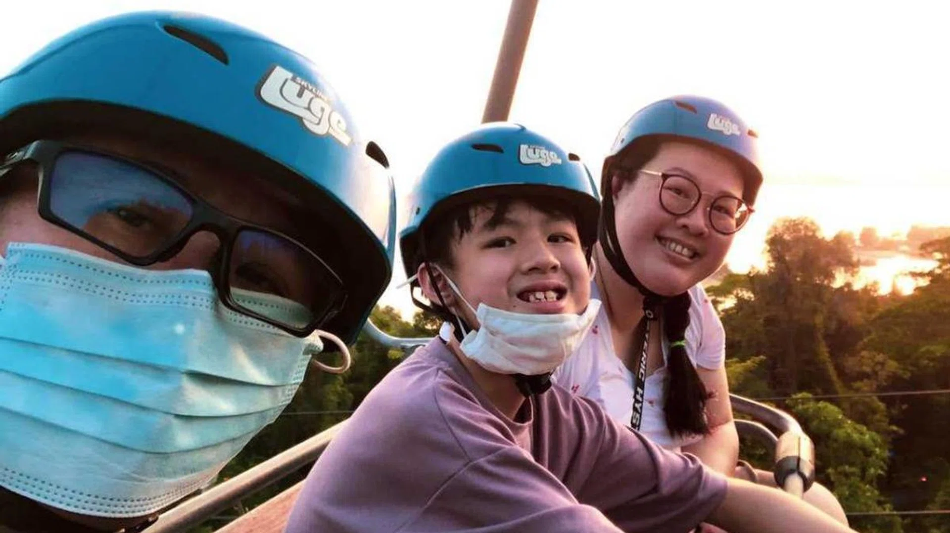 Kar Peng and her family celebrate their son's birthday across four days as he was a late baby. PHOTO: Kwok Kar Peng