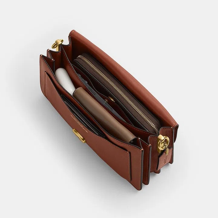 coach tabby everyday bag interior