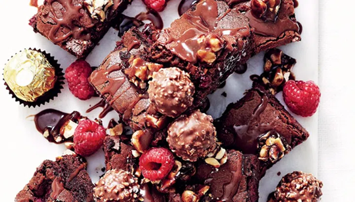 Easter Egg-stravaganza! - Chocolate & Raspberry Fudge Brownie