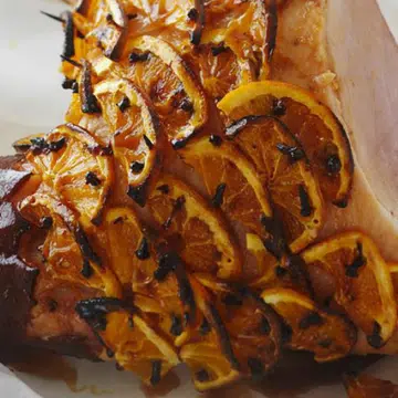Orange-Glazed Ham