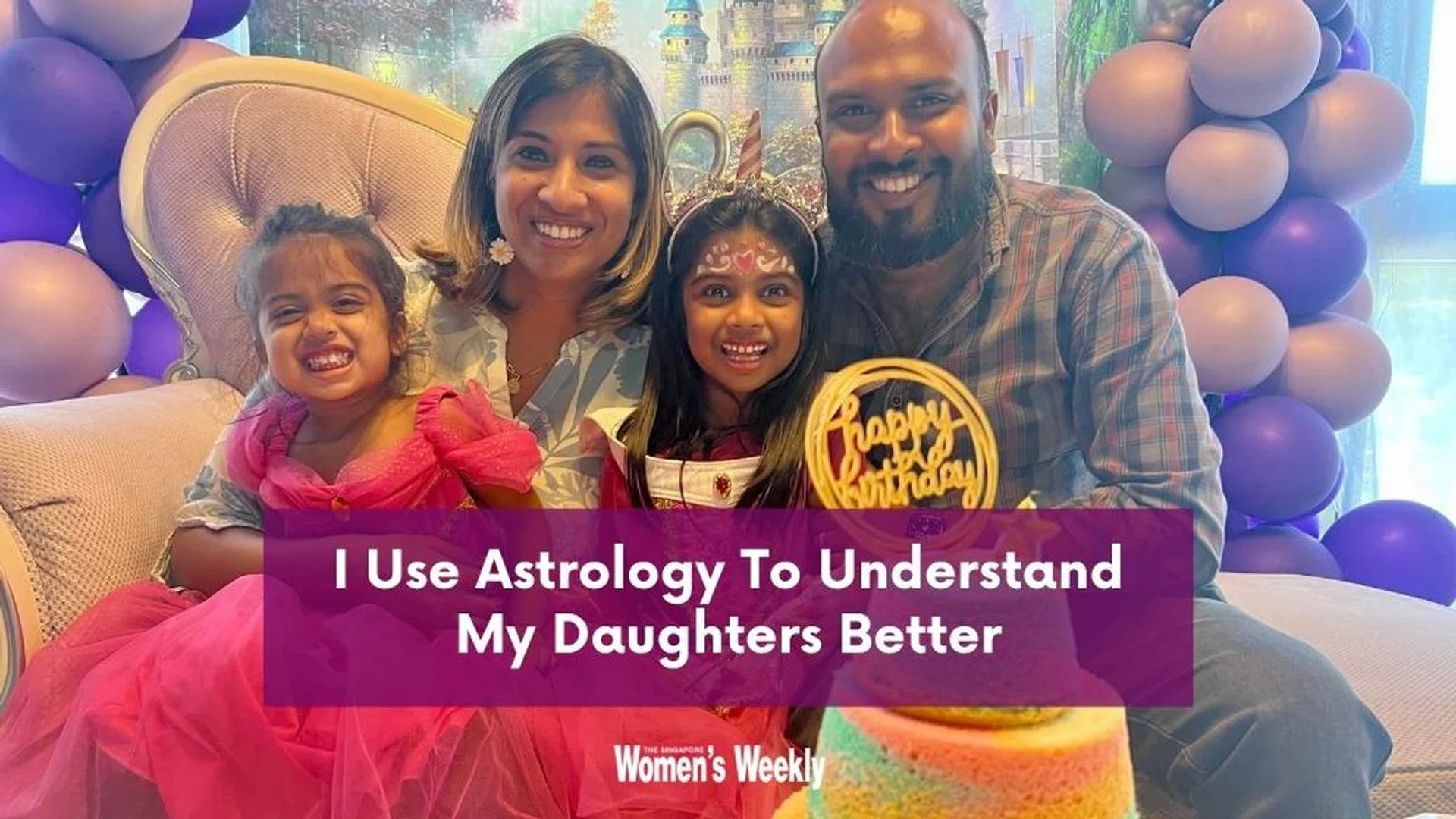 Birthday celebration for my older Virgo daughter. Thank goodness both girls love pink and sparkles from their Taurean influences. Credit: Rashmi Rajashekar