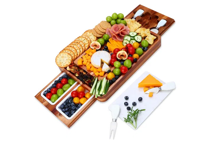 Best Amazon Prime Day deals: Hecef Cheese Board Set, Acacia Wood