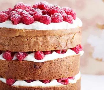 Panettone With Mascarpone & Raspberries
