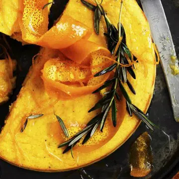Whole Orange Semolina Cake With Rosemary Syrup