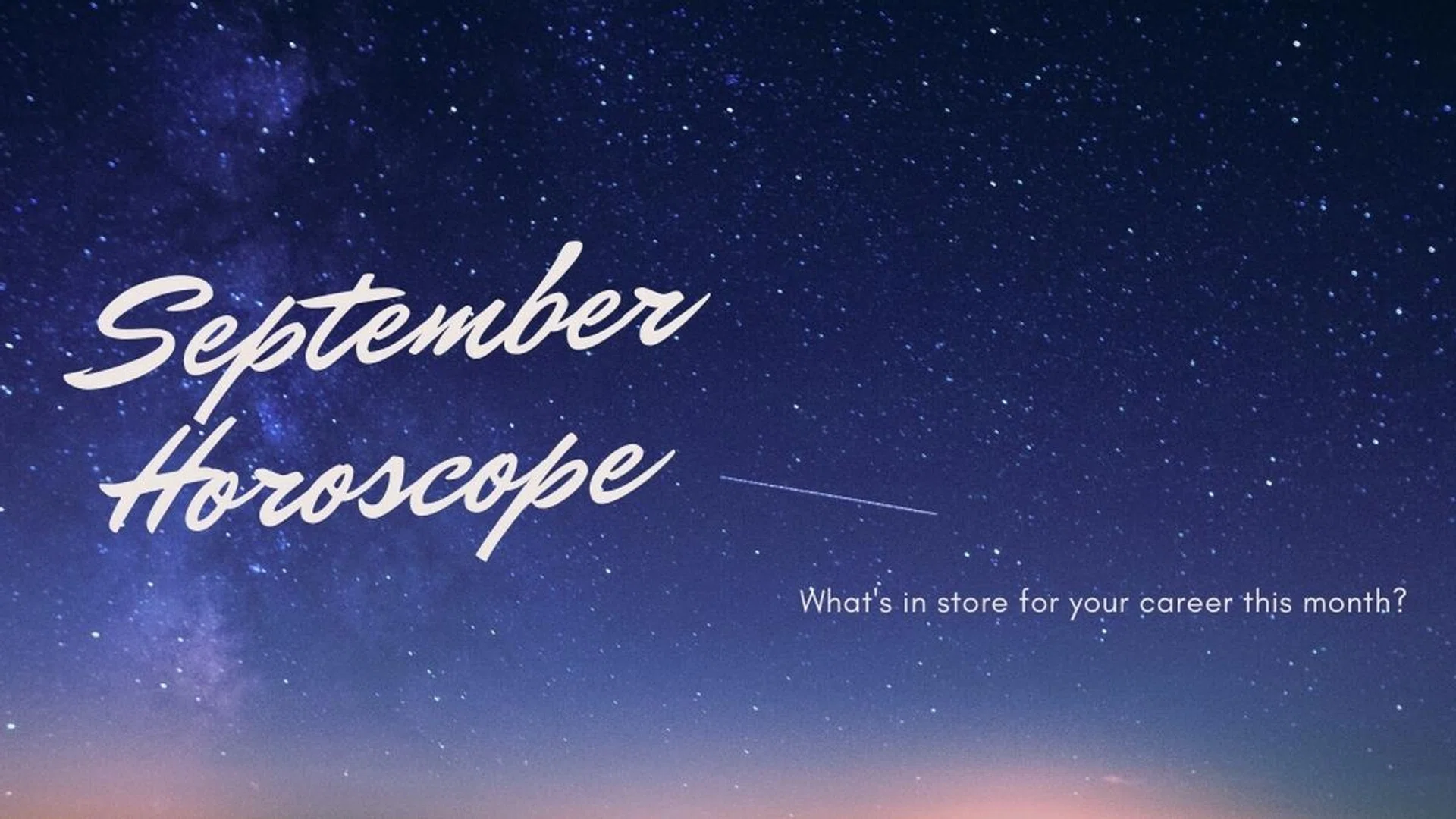 Chinese Horoscope 2020 September