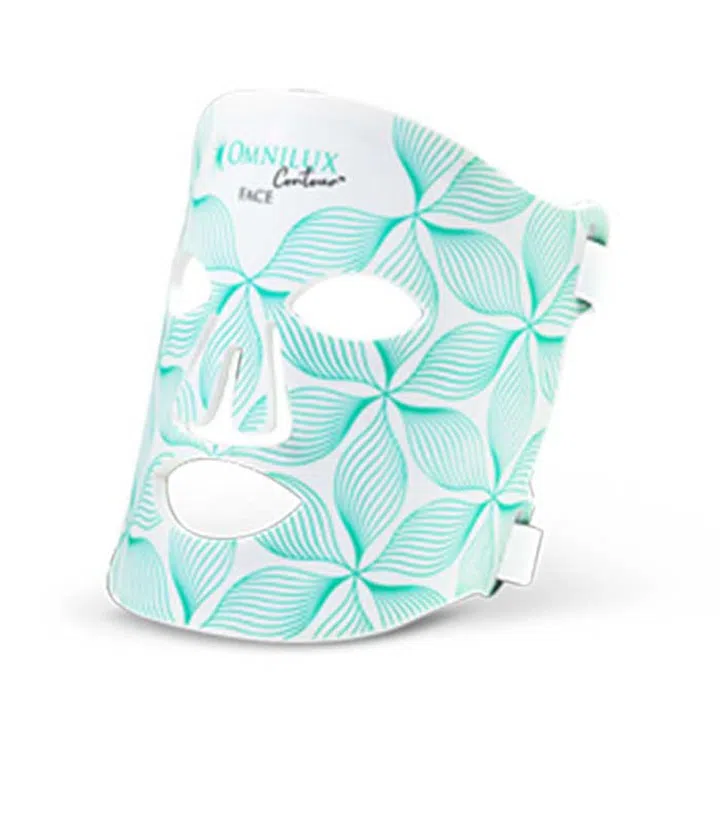 Relax or multi-task while this lightweight, portable LED Omnilux Contour Mask (US$395) works on reducing lines and firming your skin using red and infrared wavelengths of light.