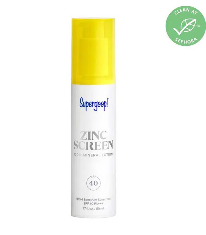 Supergoop! Zincscreen 100% Mineral Lotion SPF 40 PA+++ ($64)