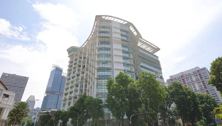 116506963 - singapore-november 16, 2018: national library singapore