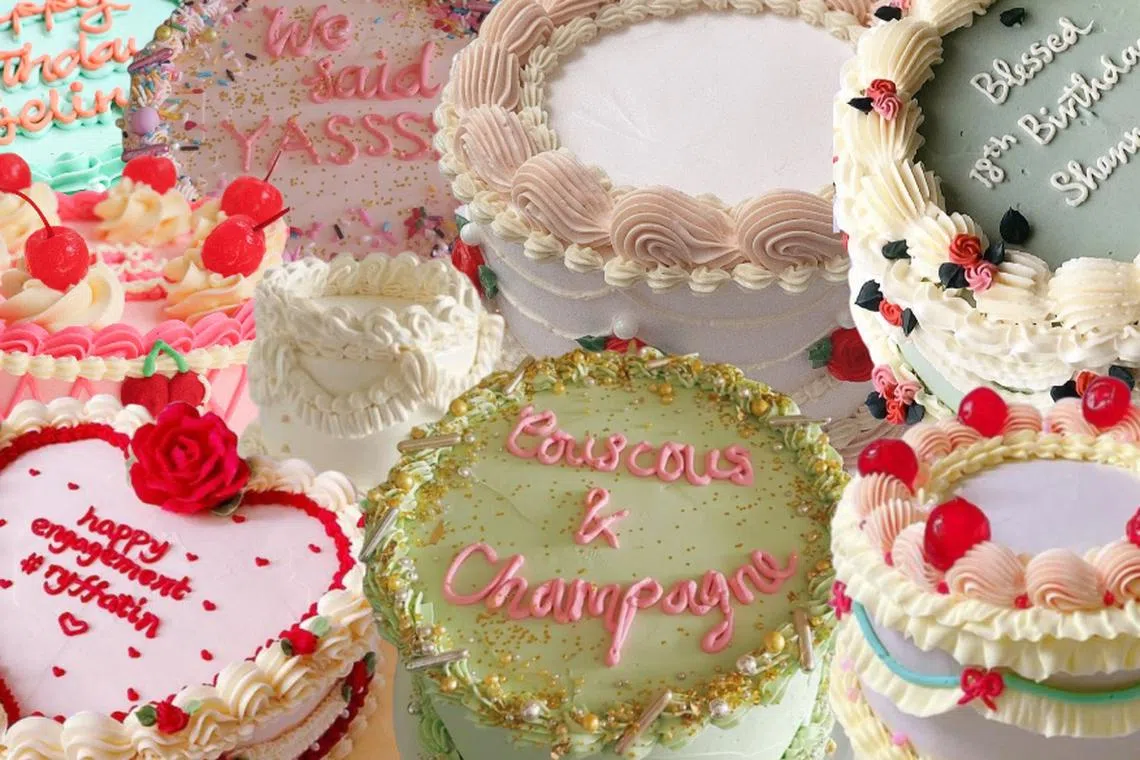 These Retro-Style Cakes Are All The Rage Right Now | The Singapore ...