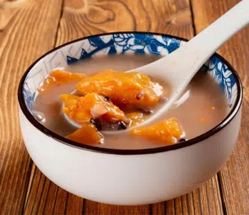 Purple Sweet Potato, Red Date & Snow Fungus Soup