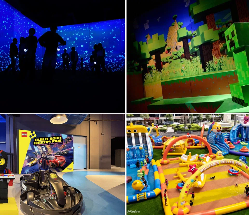 things to do with kids march 2026 singapore minecraft experience: villager rescue, mandai wildlife reserve, palawan sentosa, splash wonder water park, hyperdrive lego