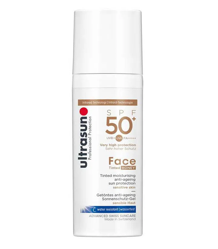 Ultrasun SPF50+ Tinted Face Sun Cream ($47)
