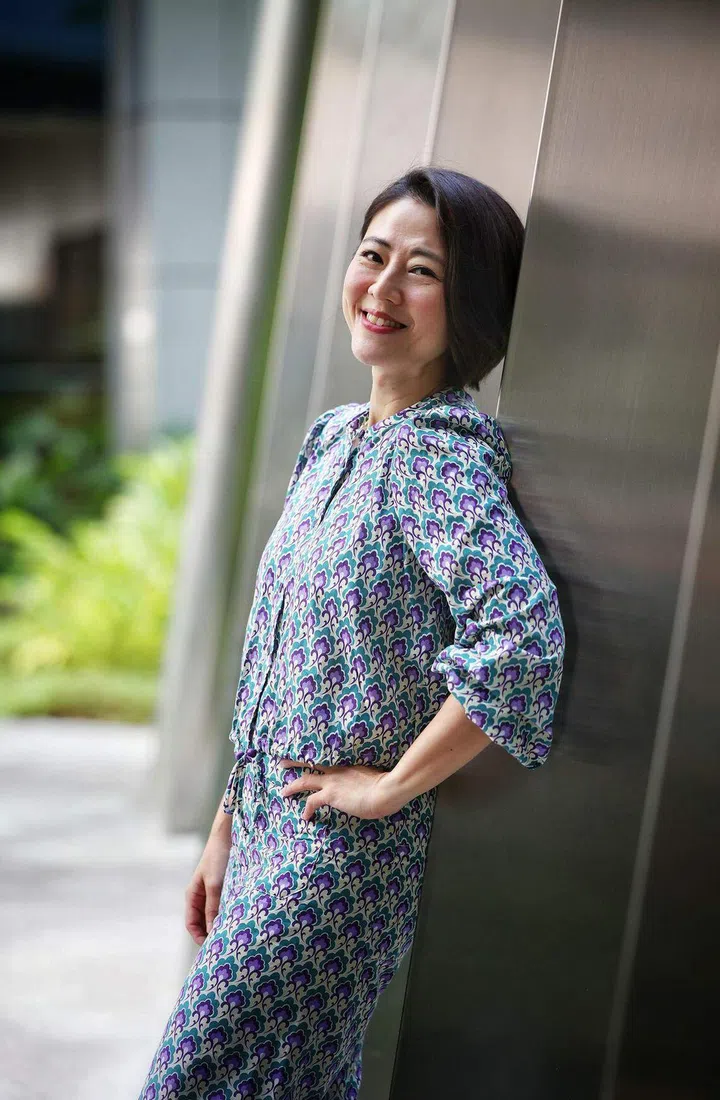 Actress Cynthia Koh says the motherhood boat has long sailed and has accepted she will be child-free. ST PHOTO: HESTER TAN