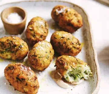 Zucchini Koftas With Harissa Yoghurt