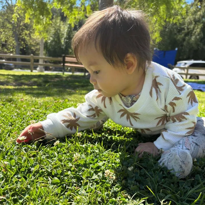 luca in a neighbourhood park in march 2025