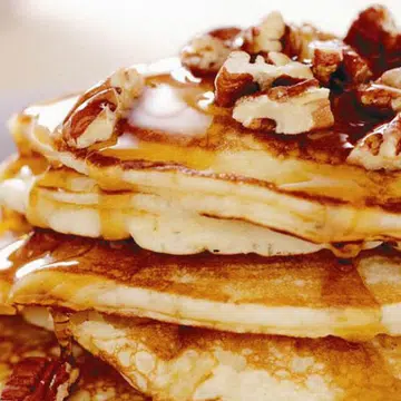 recipe for Banana maple pancakes