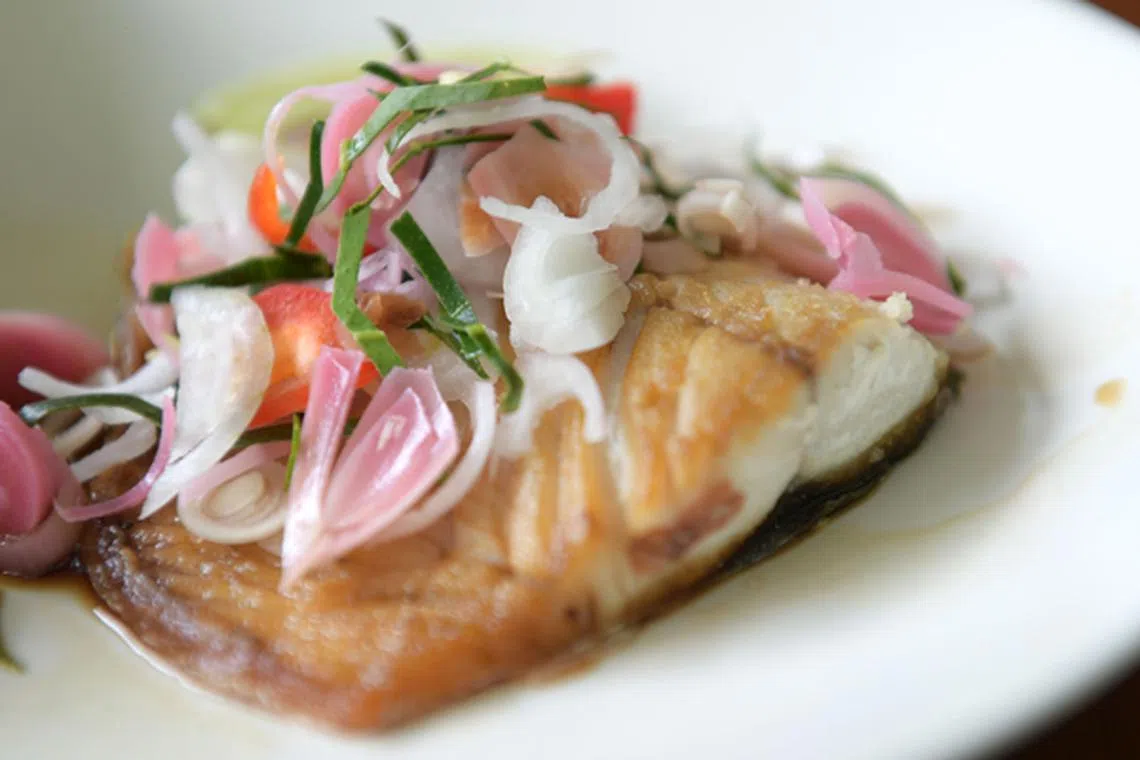 Seared Fish With A Fresh Herb Topping - The Singapore Women's Weekly ...