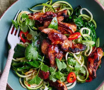 Chicken Stir Fry with Zucchini Noodles