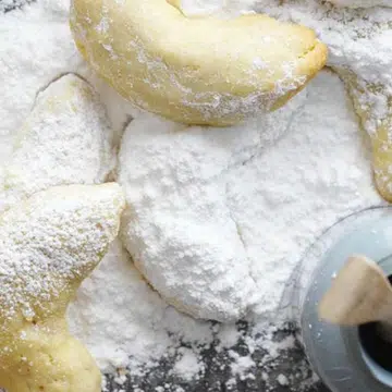 Greek Almond Crescents