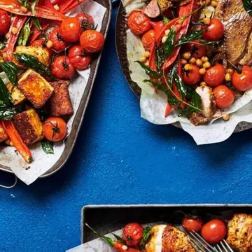 Indian Roasted Tomatoes, Chickpeas & Chilli