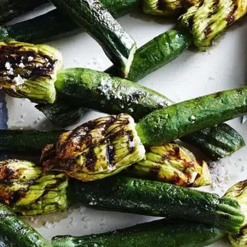 Chargrilled Ricotta, Chilli & Mint-Stuffed Zucchini Flowers