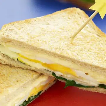 Egg, Cheese & Spinach Toasties