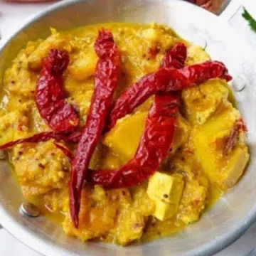 Vegan Eurasian Devil Curry with Firm Tofu by Cheryl Miles