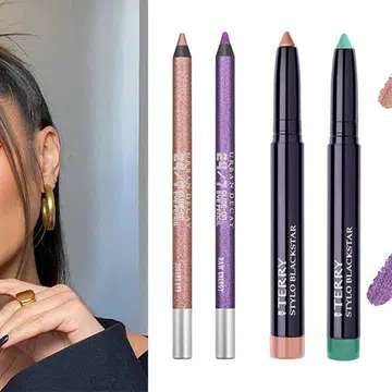 Urban Decay Stoned Vibes 24/7 Glide-on Eye Pencil (Limited Edition) ($33), By Terry Stylo Blackstar ($45)