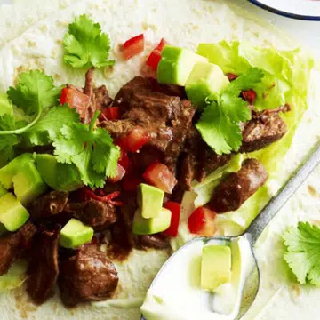 Slow Cooker Shredded Beef Tacos