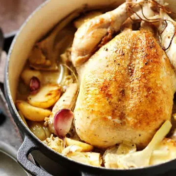 Chicken & Artichoke Pork Roast