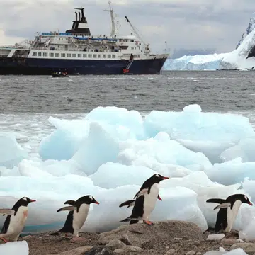 A Luxury Cruise To Antarctica, travelling from Singapore