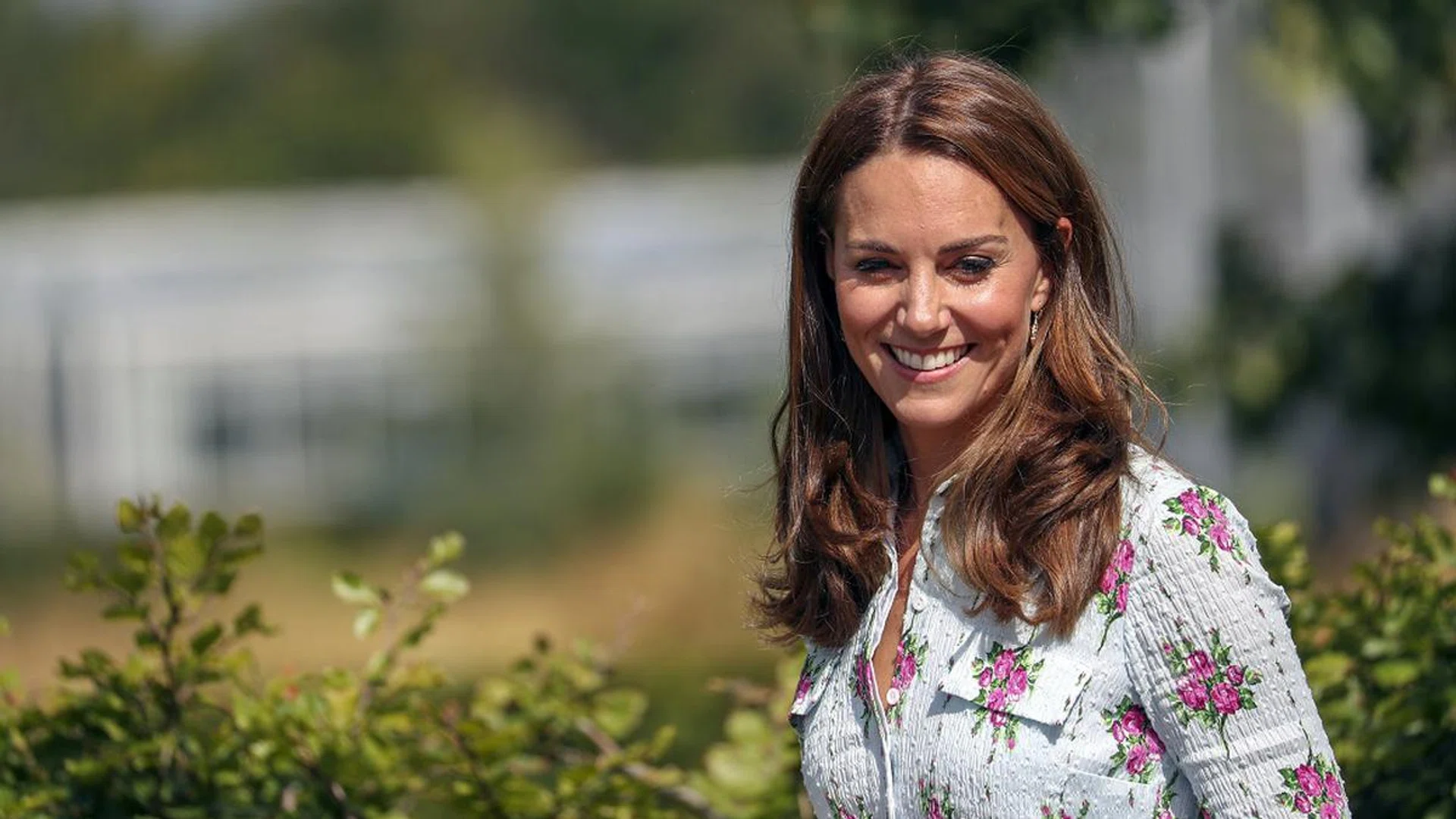 The Duchess Of Cambridge during a visit to the 'Back To Nature' Festival at RHS Garden Wisley, in Woking, Surrey. Photo: TPG News