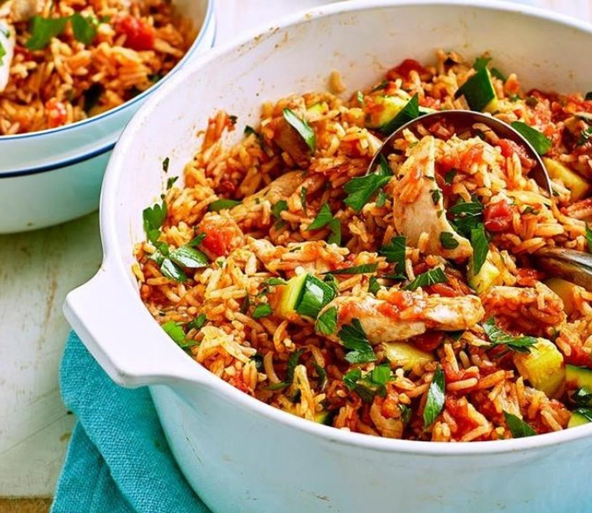 One-Pot Rice & Chicken