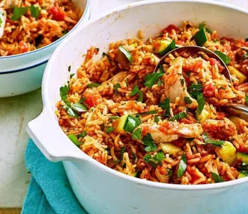 One-Pot Rice & Chicken