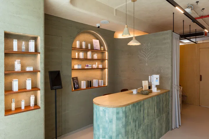 sage & fawn reception area