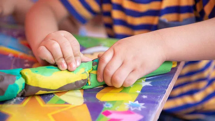 For people born after the '40s, images of childhood are conjured by crayon wax, Play-Doh, and plastic.