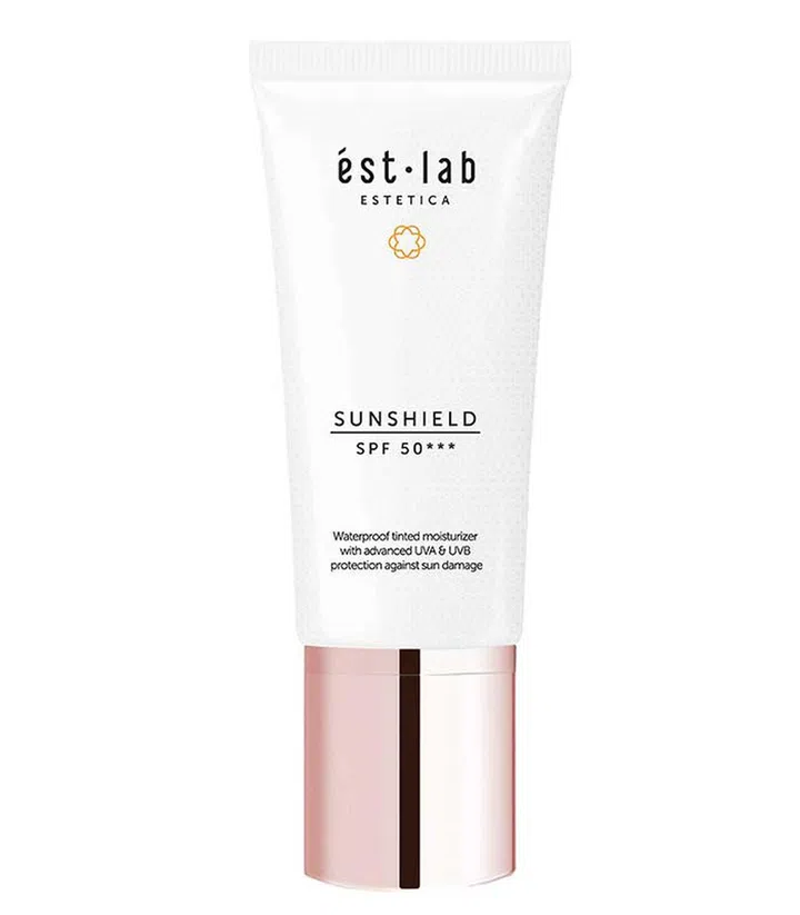 Karen Lam's go-to is est.lab’s SunShield SPF50 ($96) which has both UV and blue light protection. It even doubles up as a tinted moisturiser