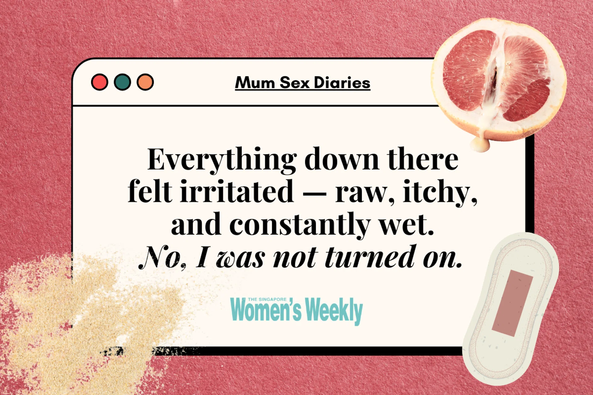 mum sex diaries pregnancy vaginal itch