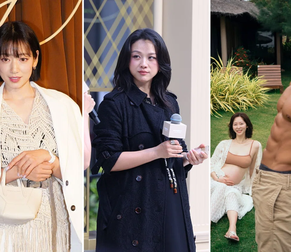 celebs with babies 2026 park shin hye, tang wei, amotti
