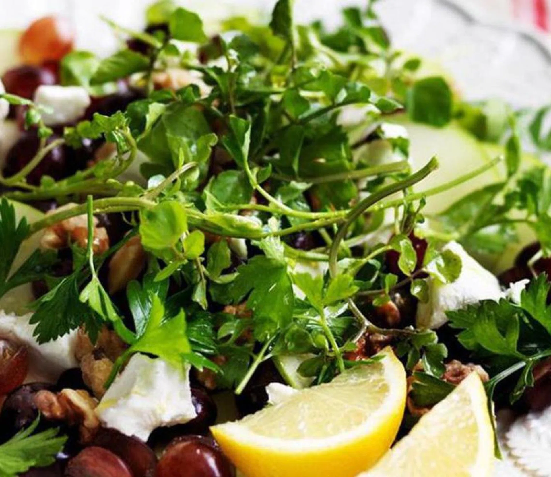 Grape & Apple Salad With Goat's Cheese