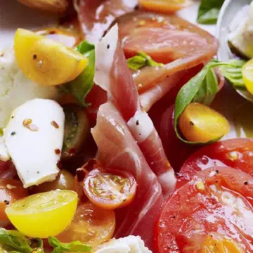 Heirloom Tomato Salad With Prosciutto